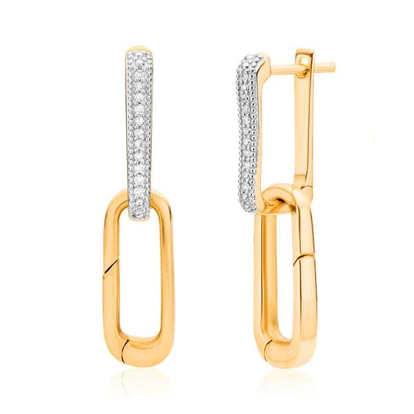 Alta Capture Charm Diamond Earrings