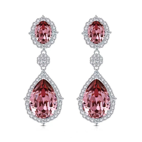 KISALL Blanche French Premium Crystal Earrings