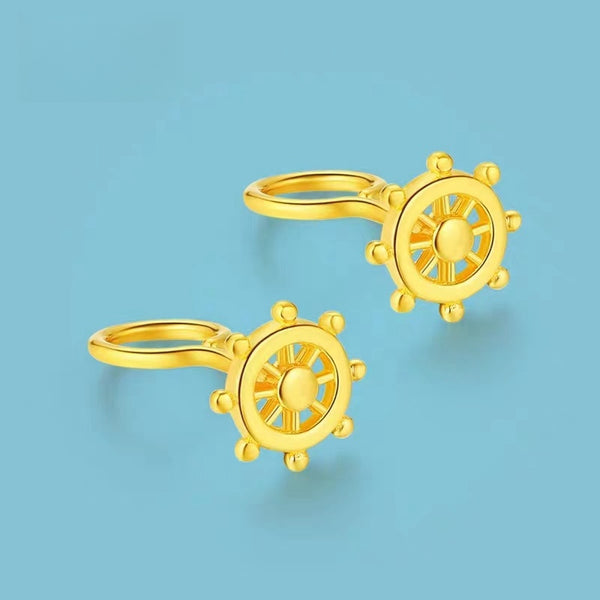 ORIGINAL GOLD RUDDER EARRINGS