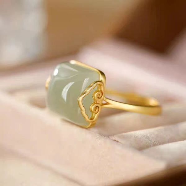 ORIGINAL XIANGYUN HOTAN JADE RING