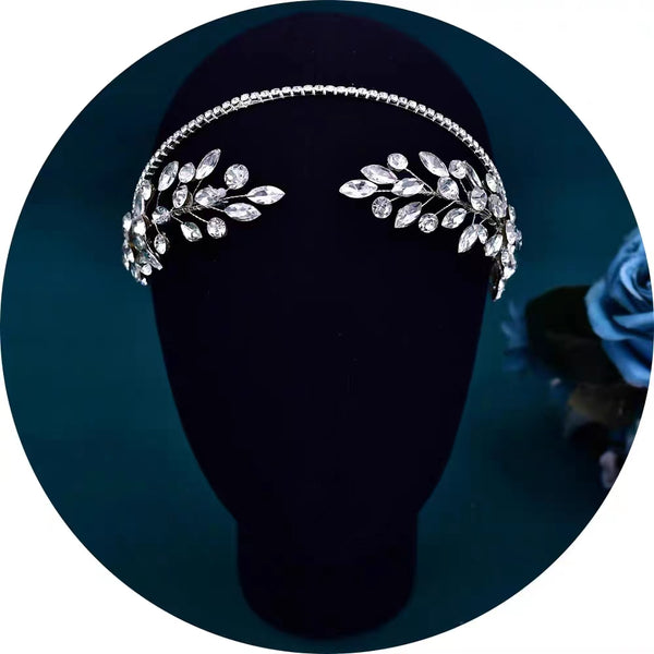 2023 Spring and Autumn New Fashionable and Minimalist Hair Hoops Customized Headwear with Advanced Water Diamond Hair Accessories