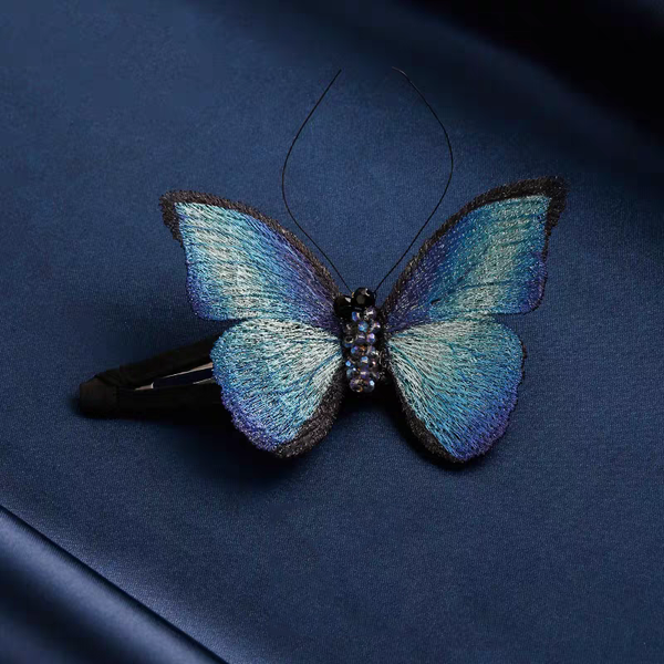 KISALL Butterfly Blue Hair Clip