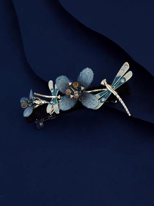 KISALL Dragonfly Flower Hair Clip