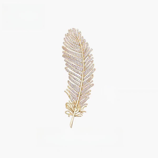 KISALL Feather Brooch