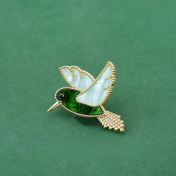 KISALL Kingfisher Animal Brooch