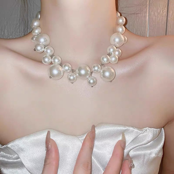 Original High-end Irregular Large Necklace Pearl