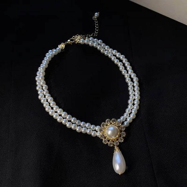 Original Light Luxury Double Layer Pearl Necklace