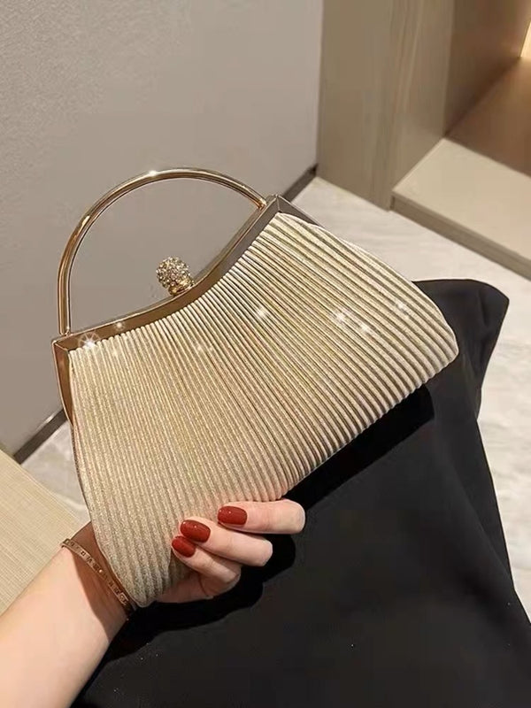 Dinner Handheld Diamond Inlaid Gold Bag